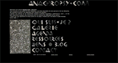 Desktop Screenshot of anachropsy.com